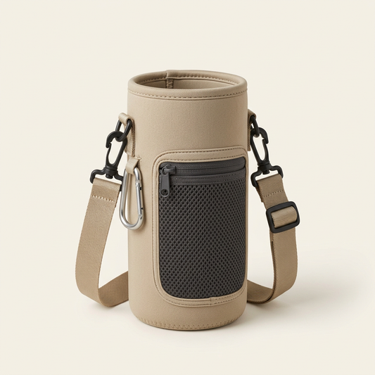 DryMeshSack Insulated Bottle Sleeve with Mesh Pouch main product view